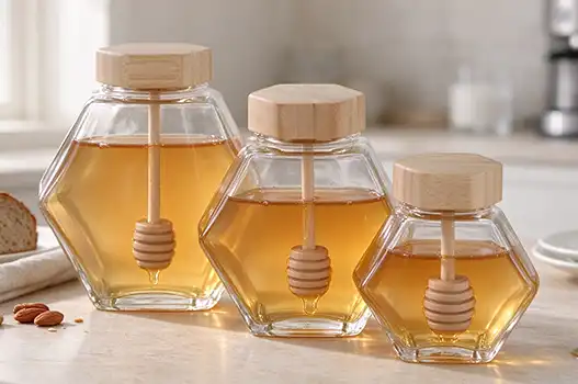 Hexagon Glass Honey Jars: Why Choose This Shape for Honey Packaging?